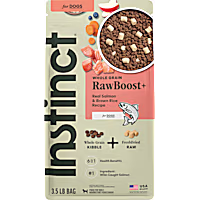 Instinct Raw Boost Whole Grain Real Salmon & Brown Rice Recipe Natural Dry Dog Food