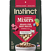 Instinct Freeze Dried Raw Boost Mixers Grain Free All Natural Beef Recipe Dog Food Topper