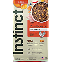 Instinct Raw Boost Whole Grain Gut Health Recipe with Real Chicken Natural Dry Dog Food