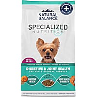 Natural Balance Specialized Nutrition Small Breed Digestive & Joint Health Chicken & Oatmeal Formula Dry Dog Food