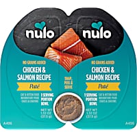 Nulo Grain-Free Chicken & Salmon Recipe Split Cup Pate Cat & Kitten Food