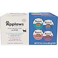 Applaws Natural Fish Broth Selection Wet Cat Food Variety Pack
