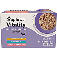 Applaws Vitality Natural Selection in Broth Wet Cat Food Variety Pack