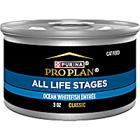 Purina Pro Plan Ocean Whitefish Pate Classic Entree All Life Stages High Protein Wet Cat Food
