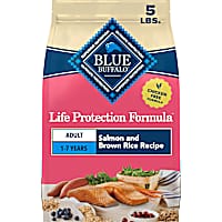 Blue Buffalo Life Protection Formula Made with Natural Ingredients, Salmon & Brown Rice Recipe Adult Dry Dog Food