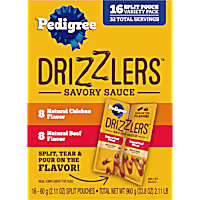 Pedigree Drizzlers Wet Dog Savory Sauce Multipack