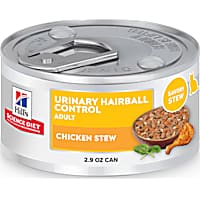 Hill's Science Diet Adult Urinary Hairball Control Chicken & Vegetable Stew Wet Cat Food