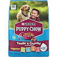 Purina Puppy Chow Tender & Crunchy with Real Beef High Protein Dry Puppy Food