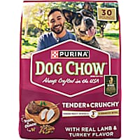 Purina Dog Chow Tender and Crunchy with Real Lamb and Turkey Flavor Adult Dry Dog Food