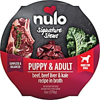 Nulo Signature Stew Beef, Beef Liver, & Kale in Broth for Dog & Puppy