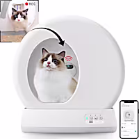 The Refined Feline UBPET Pro Automatic Self-Cleaning Litter Box with App & Camera for Cats