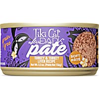 Tiki Cat After Dark Turkey & Turkey Liver Recipe Soft Pate Wet Cat Food