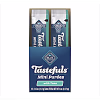 Blue Buffalo Tastefuls Mini Purees Tuna Adult Cat Natural Single-Serving Snack