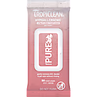TropiClean PURE Hypoallergenic Wipes