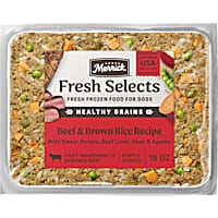 Merrick Fresh Selects Natural Human Grade Beef and Brown Rice Fresh Frozen Adult Dog Food