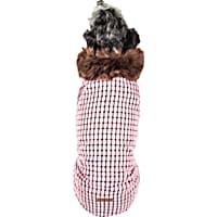 Pet Life Luxe 'Beautifur' Elegant Designer Boxed Mink Fur Dog Coat Jacket