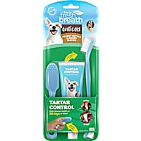 TropiClean Fresh Breath Enticers Peanut Butter & Honey Oral Care Kit for Dogs