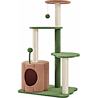 Topeakmart Cat Tree/Tower with Brown Pumpkin
