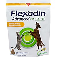 Vetoquinol Flexadin Advanced Hip & Joint Supplement with UC-II, One Chew a Day, Vet-Approved for Dogs & Cats