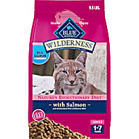 Blue Buffalo Wilderness Grain Free Natural High Protein Salmon Adult Dry Cat Food