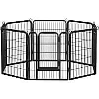 Topeakmart 8 Panels Dog Playpen with Door