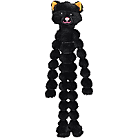 Multipet International Halloween Crimpy Cuddlerz Black Cat Dog Toy
