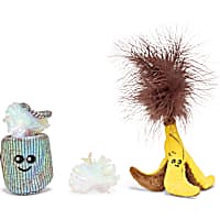 Leaps & Bounds Cute Trash 3-Piece Cat Toy Set