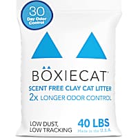 Boxiecat Unscented Odor Control Clumping Clay Cat Litter