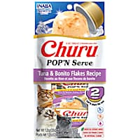 Inaba Churu Pop'n Serve Tuna & Bonito Flakes Recipe for Cat Treats