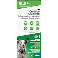 Credelio Quattro Chewable Tablets Dogs 25.1-50 lbs