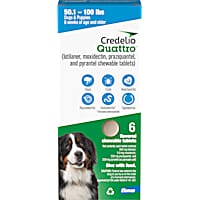 Credelio Quattro Chewable Tablets Dogs 50.1-100 lbs