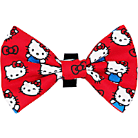 Sassy Meow Hello Kitty Red Cat Bow