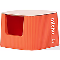 Michu Deluxe Cat Litter Box with Bamboo Lid