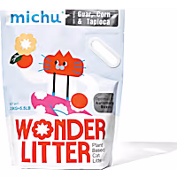 Michu Scented Wonder Litter, Natural Plant-Based & Autobox Friendly Cat Litter