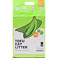 Michu Flushable & Clumping, Original Scent Natural Tofu Cat Litter