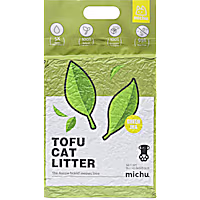 Michu Flushable & Clumping, Green Tea Scent Natural Tofu Cat Litter