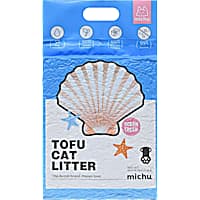 Michu Flushable & Clumping, Ocean Fresh Scent Natural Tofu Cat Litter