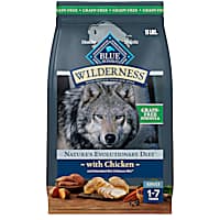 Blue Buffalo Wilderness with Real Chicken, Grain-Free, Natural Ingredients, Chicken Adult High-Protein Dry Dog Food
