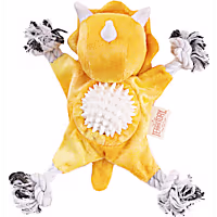 Territory Triceratops 2-in-1 Fetch Tug Dog Toy