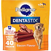 Pedigree Dentastix Bacon Flavor Large Dog Treats