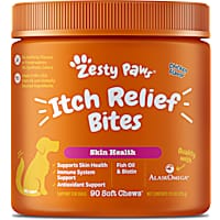 Zesty Paws Chicken Itch Relief Bites for Dogs