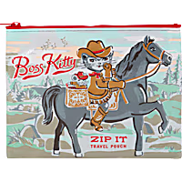 Blue Q Boss Kitty Zipper Pouch