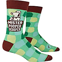 Blue Q Mister Pooper Scooper Men's Crew Socks
