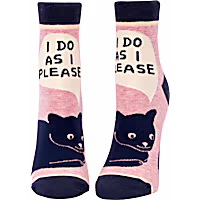 Blue Q I Do As I Please Women's Ankle Socks