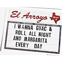 El Arroyo Guac & Roll Sticker