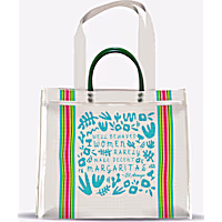 El Arroyo Margarita Floral Mesh Tote