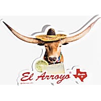 El Arroyo Longhorn Sipper Sticker