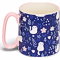 10 Strawberry Street Bella Curious Kitty Mug