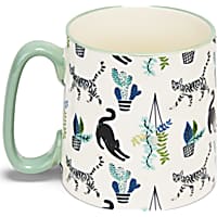 10 Strawberry Street Bella Cats and Cactus Mug