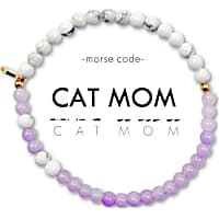 ETHICGOODS Cat Mom Morse Code Bracelet